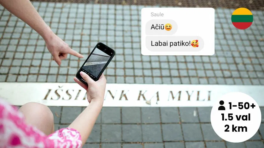VYKSTA KASDIEN, JUMS PATOGIU METU. Orientacinis žaidimas su gidu - JODO BOMBA VYKSTA KASDIEN, JUMS PATOGIU METU. Orientacinis žaidimas su gidu - JODO BOMBA