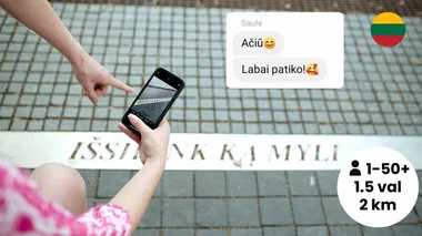 VYKSTA KASDIEN, JUMS PATOGIU METU. Orientacinis žaidimas su gidu - JODO BOMBA