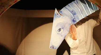 Origami lėlių spektaklis "Arklio Dominyko meilė"