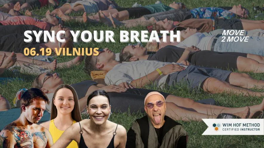 SYNC YOUR BREATH - atviras kvėpavimo vakarėlis Vilniuje SYNC YOUR BREATH - atviras kvėpavimo vakarėlis Vilniuje