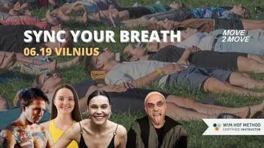 SYNC YOUR BREATH - atviras kvėpavimo vakarėlis Vilniuje