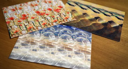 3D autostereograma „Trimatė pasaka“, sukurta pagal M. K. Čiurlionio kūrinius