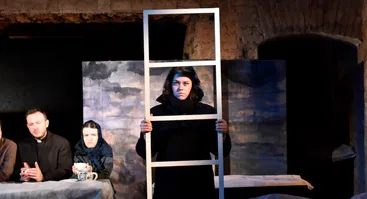 Teatro studijos „Palėpė“ spektaklis „RAPSODIJA TAMTAI MOKYTOJUI“