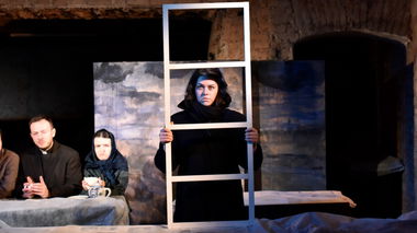 Teatro studijos „Palėpė“ spektaklis „RAPSODIJA TAMTAI MOKYTOJUI“