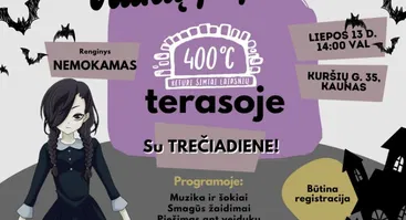 Vaikų popietė terasoje su Trečiadiene