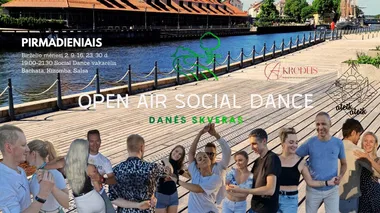 Open Air Social Dance Danės skvere su Akredus ir Ateik Ateik Upė