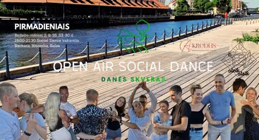 Open Air Social Dance Danės skvere su Akredus ir Ateik Ateik Upė