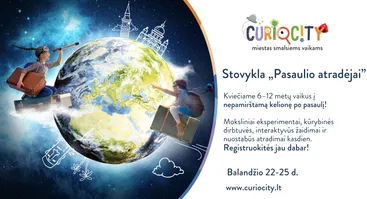 Stovykla „Pasaulio atradėjai”