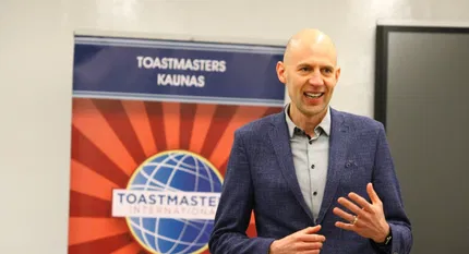 Toastmasters Kaunas klubo viešojo kalbėjimo vakaras