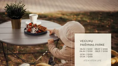 Veidukų paišymas parke | Ateik Ateik Upė