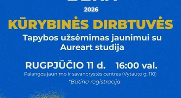 Jaunimo savaitė Palangoje „Saulės jūra“ 2026
