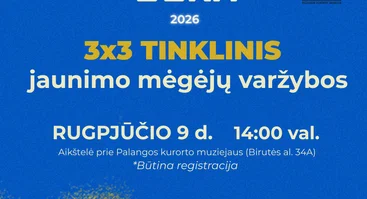 Jaunimo savaitė Palangoje „Saulės jūra“ 2026