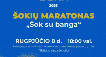 Jaunimo savaitė Palangoje „Saulės jūra“ 2026