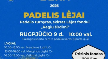Jaunimo savaitė Palangoje „Saulės jūra“ 2026
