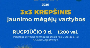 Jaunimo savaitė Palangoje „Saulės jūra“ 2026