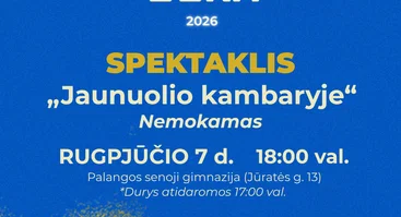 Jaunimo savaitė Palangoje „Saulės jūra“ 2026
