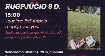 Jaunimo savaitė Palangoje „Saulės jūra“ 2026