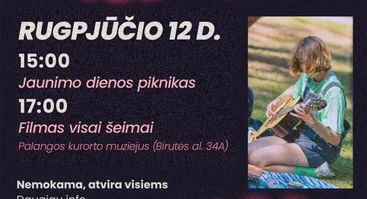 Jaunimo savaitė Palangoje „Saulės jūra“ 2026