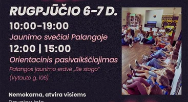 Jaunimo savaitė Palangoje „Saulės jūra“ 2026