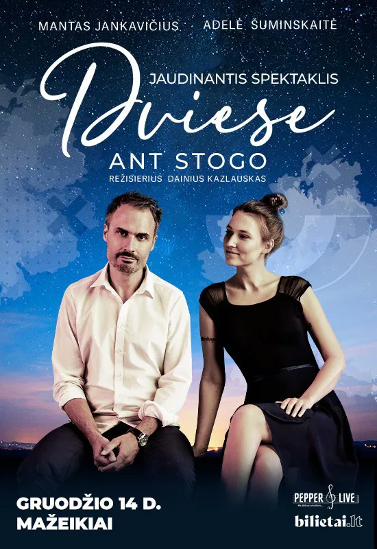Spektaklis „Dviese ant stogo“ | Mažeikiai Spektaklis „Dviese ant stogo“ | Mažeikiai