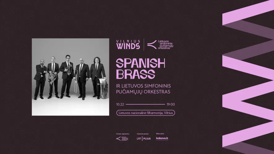 SPANISH BRASS IR LIETUVOS SIMFONINIS PUČIAMŲJŲ ORKESTRAS | VILNIUS WINDS 2024 SPANISH BRASS IR LIETUVOS SIMFONINIS PUČIAMŲJŲ ORKESTRAS | VILNIUS WINDS 2024