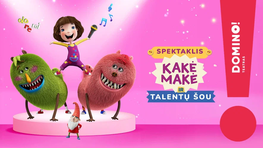 PREMJERA! Spektaklis vaikams „Kakė Makė ir talentų šou“