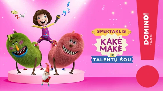 PREMJERA! Spektaklis vaikams „Kakė Makė ir talentų šou“