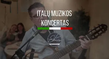 Gyvos itališkos muzikos koncertas - Mario Di Pasquale
