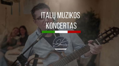 Gyvos itališkos muzikos koncertas - Mario Di Pasquale