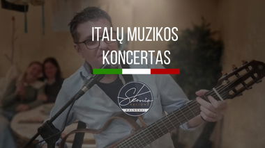 Gyvos itališkos muzikos koncertas - Mario Di Pasquale