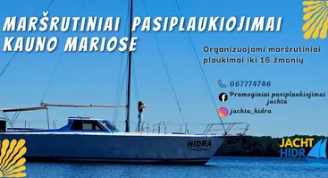 Joninės ant bangos: plaukimas jachta Hidra į Meilės įlanką!