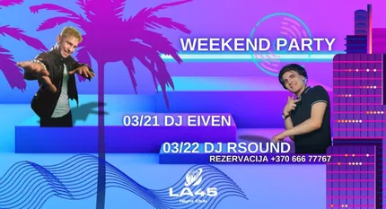 Weekend party! Pavasario flirtas Laisvės alėja 45 