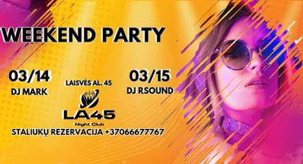 Weekend party! Pavasario flirtas Laisvės alėjoje...