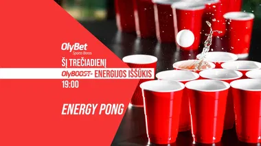 OlyBOOST energijos iššūkis: ENERGY PONG