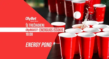 OlyBOOST energijos iššūkis: ENERGY PONG