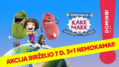 Spektaklis vaikams „Kakė Makė ir magiška kelionė“
