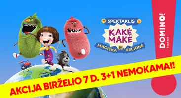Spektaklis vaikams „Kakė Makė ir magiška kelionė“