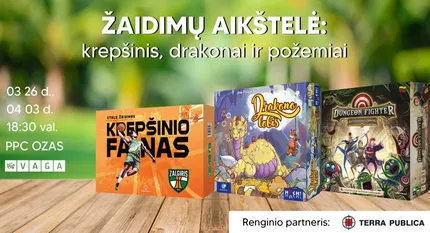 Žaidimų aikštelė: krepšinis, drakonai ir požemiai