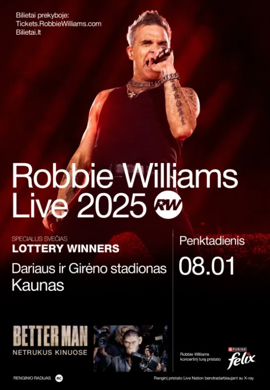 Robbie Williams 2025 - Kaunas Robbie Williams 2025 - Kaunas