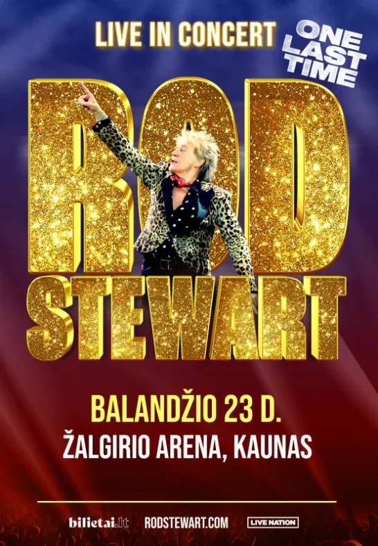 Rod Stewart koncertas Kaune Rod Stewart koncertas Kaune