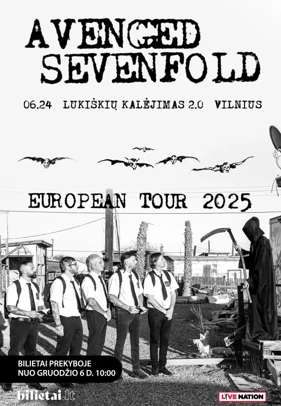 Avenged Sevenfold | Vilniuje Avenged Sevenfold | Vilniuje