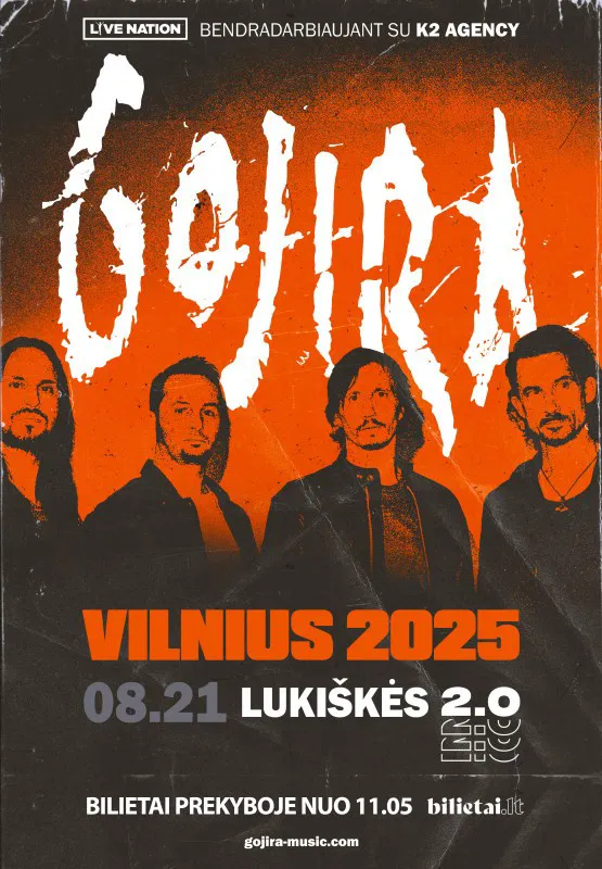 Gojira | Vilnius Gojira | Vilnius
