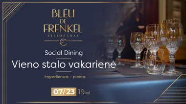 Social dining | Vieno stalo vakarienė. Ingredientas - pienas | Šiauliai