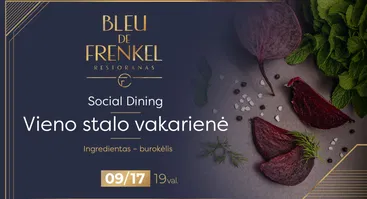 Social dining. Vieno stalo vakarienė. Šiauliai