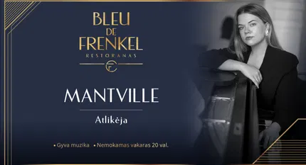 Nemokamas gyvos muzikos vakaras su Mantvile