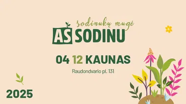 Sodinukų mugė AŠ SODINU Kaune 2025