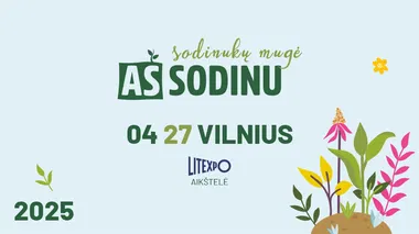 Sodinukų mugė AŠ SODINU Vilniuje 2025