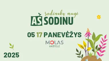 Sodinukų mugė AŠ SODINU Panevėžyje 2025