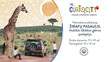 ŽIRAFŲ PASAULIS. Aukštai iškeltos galvos paslaptys