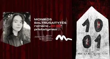 Monikos Baltrušaitytės romano „10-01“ pristatymas